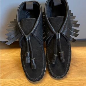 rag & bone Black Moccasins